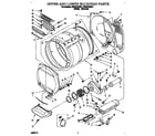 Whirlpool CSP2770AW1 upper and lower bulkhead diagram