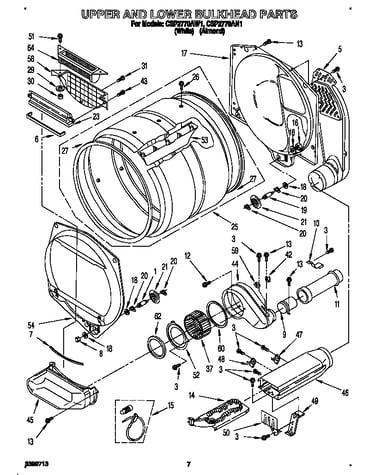Upper and lower bulkhead