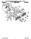 Washer/dryer control panel