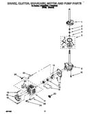 Brake, clutch, gearcase, motor and pump