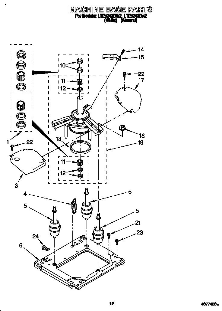 Machine base