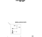 Whirlpool 7LSP9245BW0 miscellaneous diagram