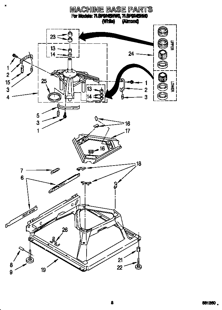 Machine base