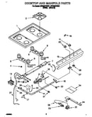 Cooktop and manifold