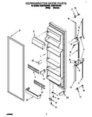 Refrigerator door