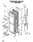 Refrigerator door