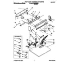 KitchenAid KGYE679BBL0 top and console diagram