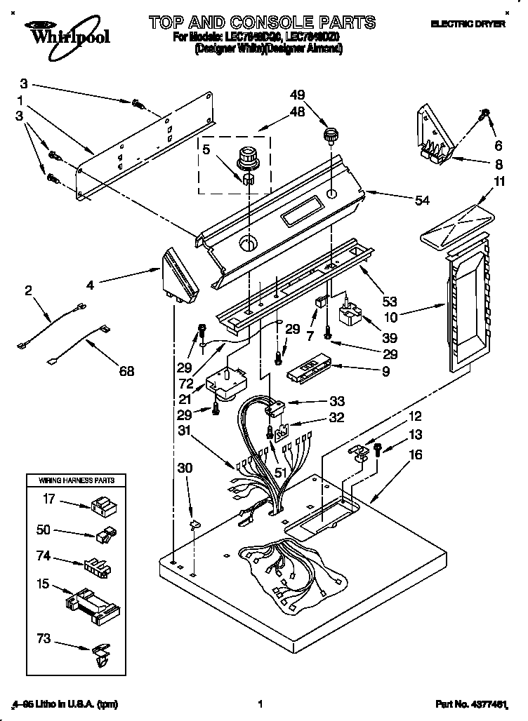 Top and console