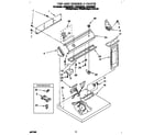Whirlpool LER6638DZ0 top and console diagram