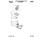 Whirlpool TC800SPDB0 motor and drive diagram