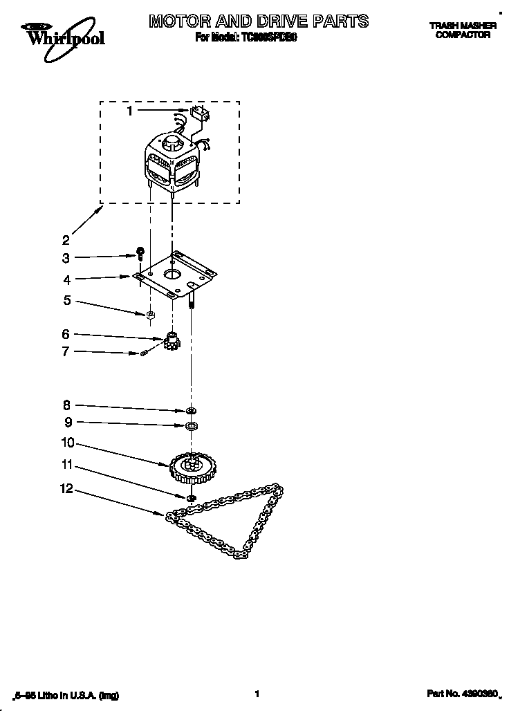 Motor and drive