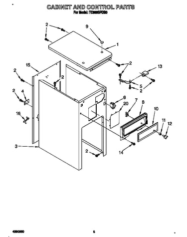 Cabinet and control