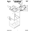Whirlpool LSC9355DQ0 top and cabinet diagram