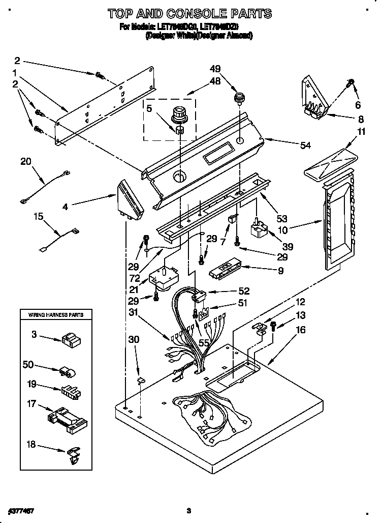 TOP AND CONSOLE