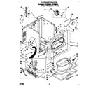 Whirlpool LGT7848DZ0 cabinet diagram