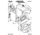 Whirlpool LER8858DZ0 cabinet diagram