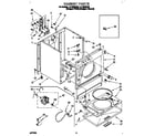 Whirlpool LET6634DQ0 cabinet diagram