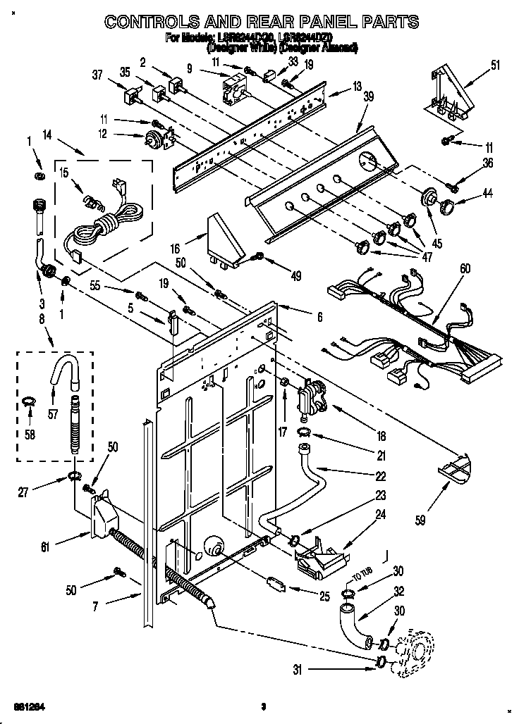 Controls and rear panel