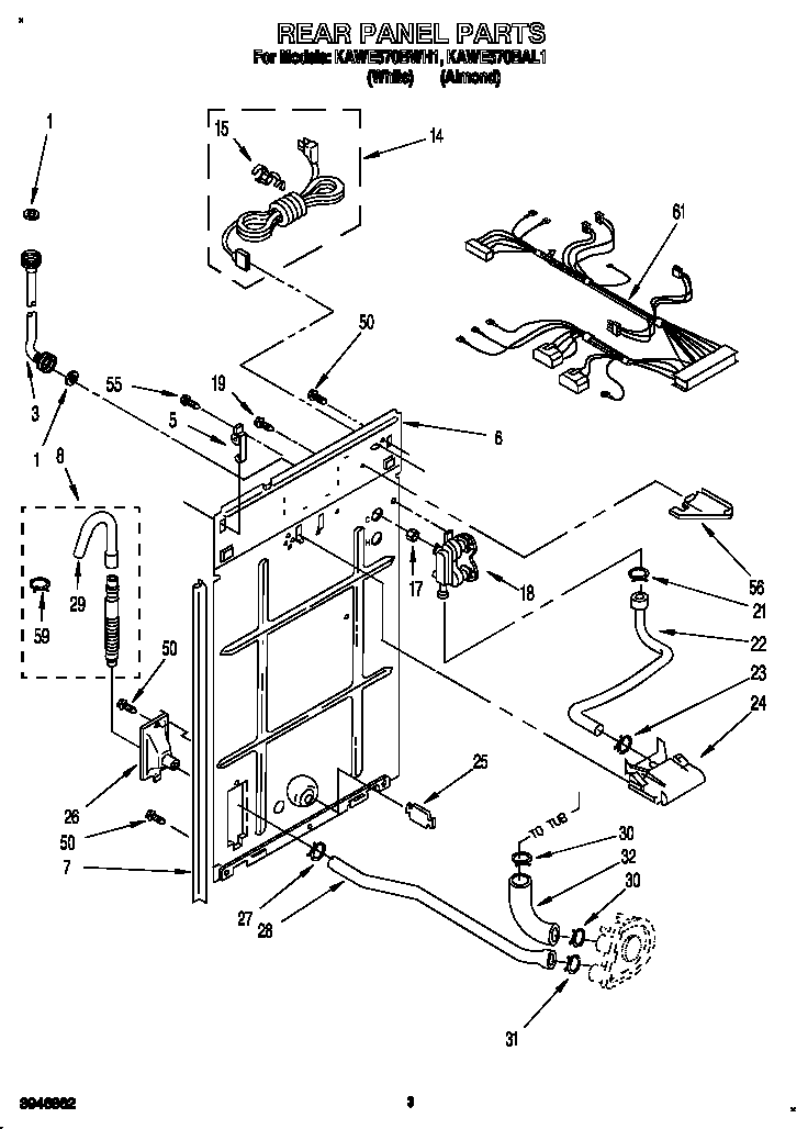 Rear panel