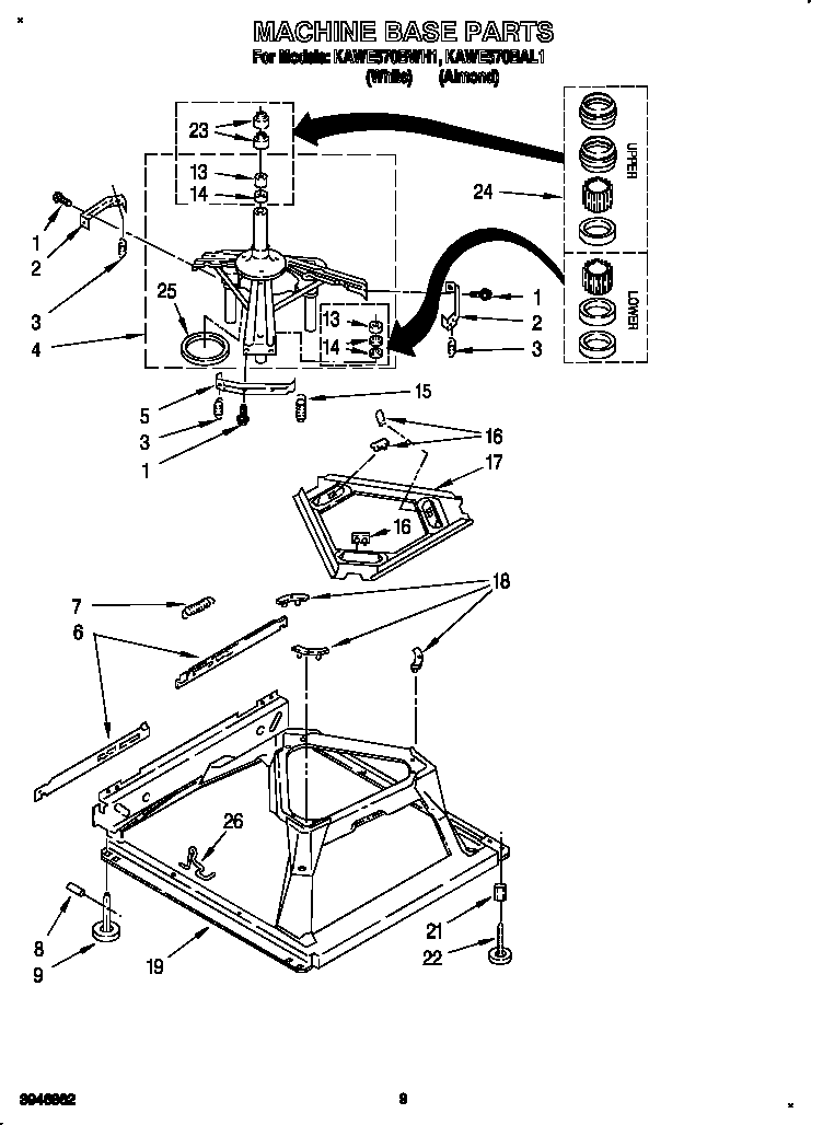 Machine base