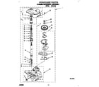 KitchenAid KAWE570BAL1 gearcase diagram