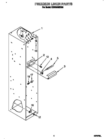 Freezer liner
