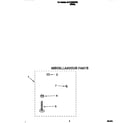 Whirlpool 3LSP8255BW0 miscellaneous diagram