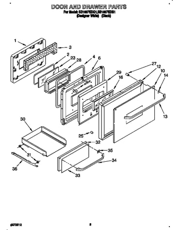 Door and drawer