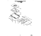 Whirlpool SB100PEDB0 broiler drawer diagram