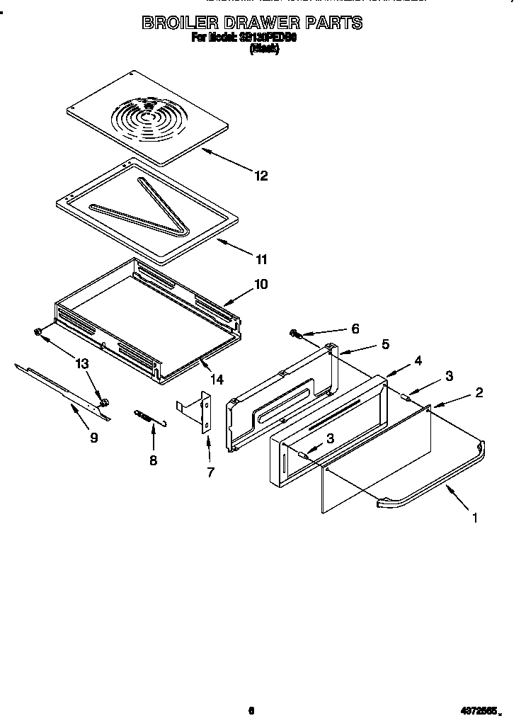 BROILER DRAWER