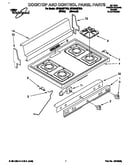 Cooktop and control panel