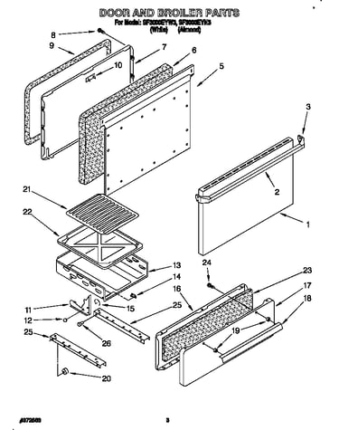Door and broiler