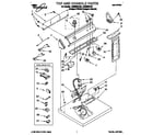Whirlpool LGR8858DZ0 top and console diagram