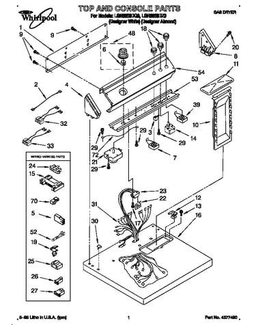 Top and console