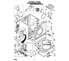 Whirlpool LGT7646DQ0 cabinet diagram