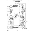 Whirlpool DP920QWDB0 pump and motor diagram