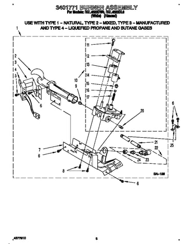 3401771 burner assembly