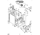 Roper REL4632DL0 cabinet diagram