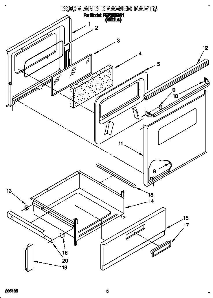 Door and drawer