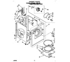 Whirlpool LER6644DQ0 cabinet diagram