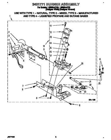3401771 burner assembly