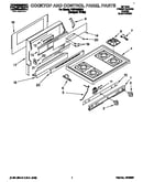 Cooktop and control panel