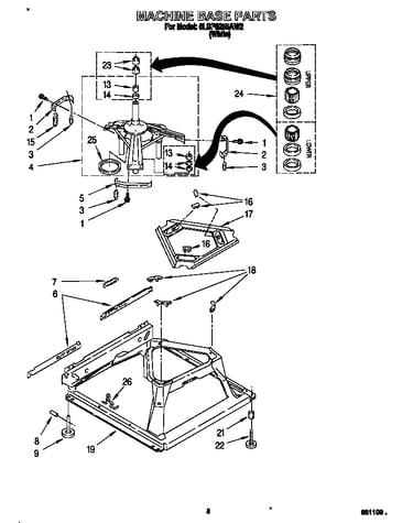 Machine base