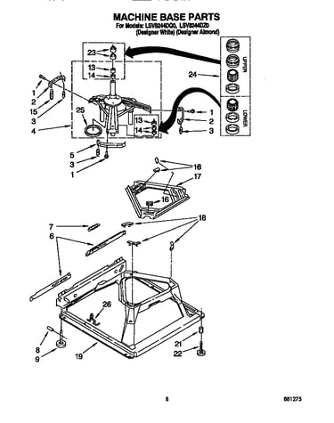 Machine base