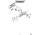 Whirlpool RF314BBDQ1 control panel diagram