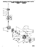 Brake, clutch, gearcase, motor and pump