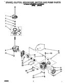 Brake, clutch, gearcase, motor and pump