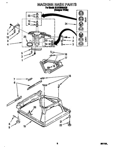 Machine base
