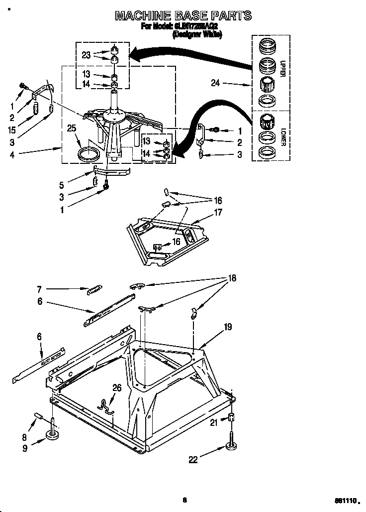 Machine base