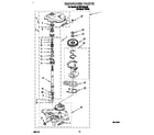 Whirlpool 6LBR7255AQ2 gearcase diagram